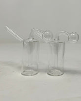5 Inch One Piece Clear Oil Dab Rig